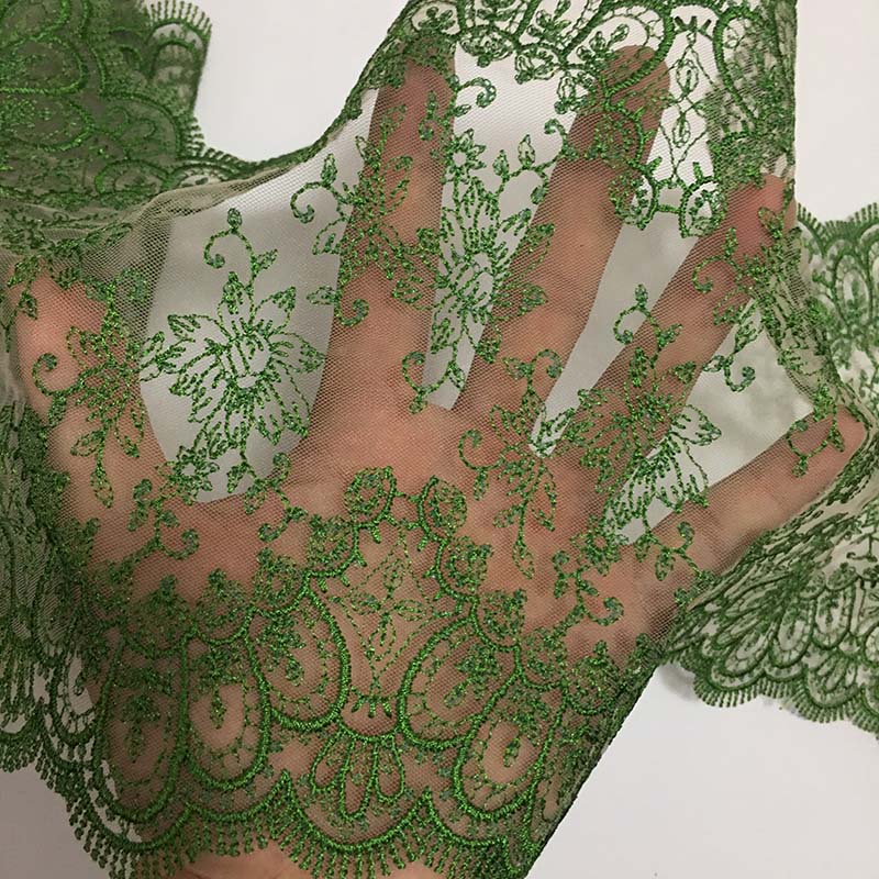 Sewing Embroidery Fabric - 20Yards Bilateral Lace Trim Skirt Hem
