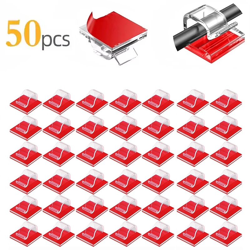 Bobbin Organizer Box - 10-50 PCS Cable Organizer Clips Cable