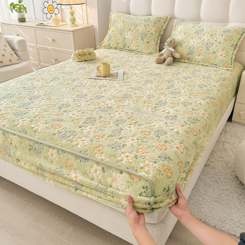 Sewing Fleece - Autumn and Winter Plush Fitted Sheet