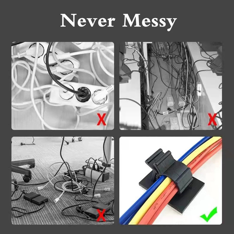 1-10pcs Adhesive Cable Organiz - Bobbin Organizer Box 评论和价格