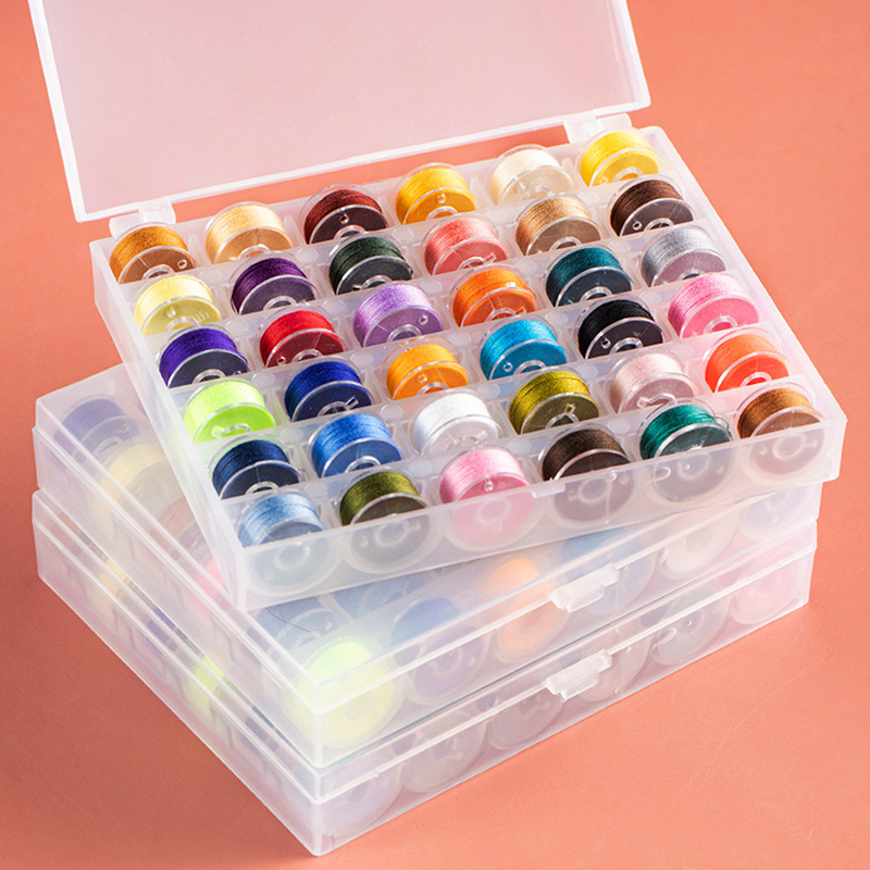Sewing Bobbins Box Set Sewing  - Bobbin Organizer Box 评论和价格