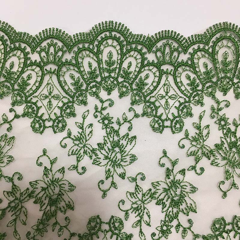 20Yards Bilateral Lace Trim Sk - Sewing Embroidery Fabric 评论和价格