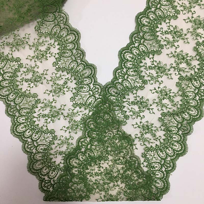20Yards Bilateral Lace Trim Sk - Sewing Embroidery Fabric 评论和价格