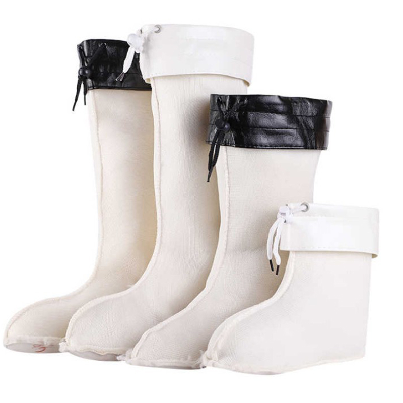 Rain Boots Cotton-Padded Shoe  - Sewing Fleece 评论和价格