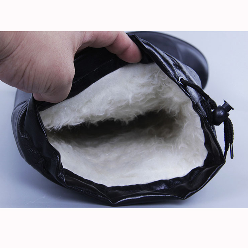 Rain Boots Cotton-Padded Shoe  - Sewing Fleece 评论和价格