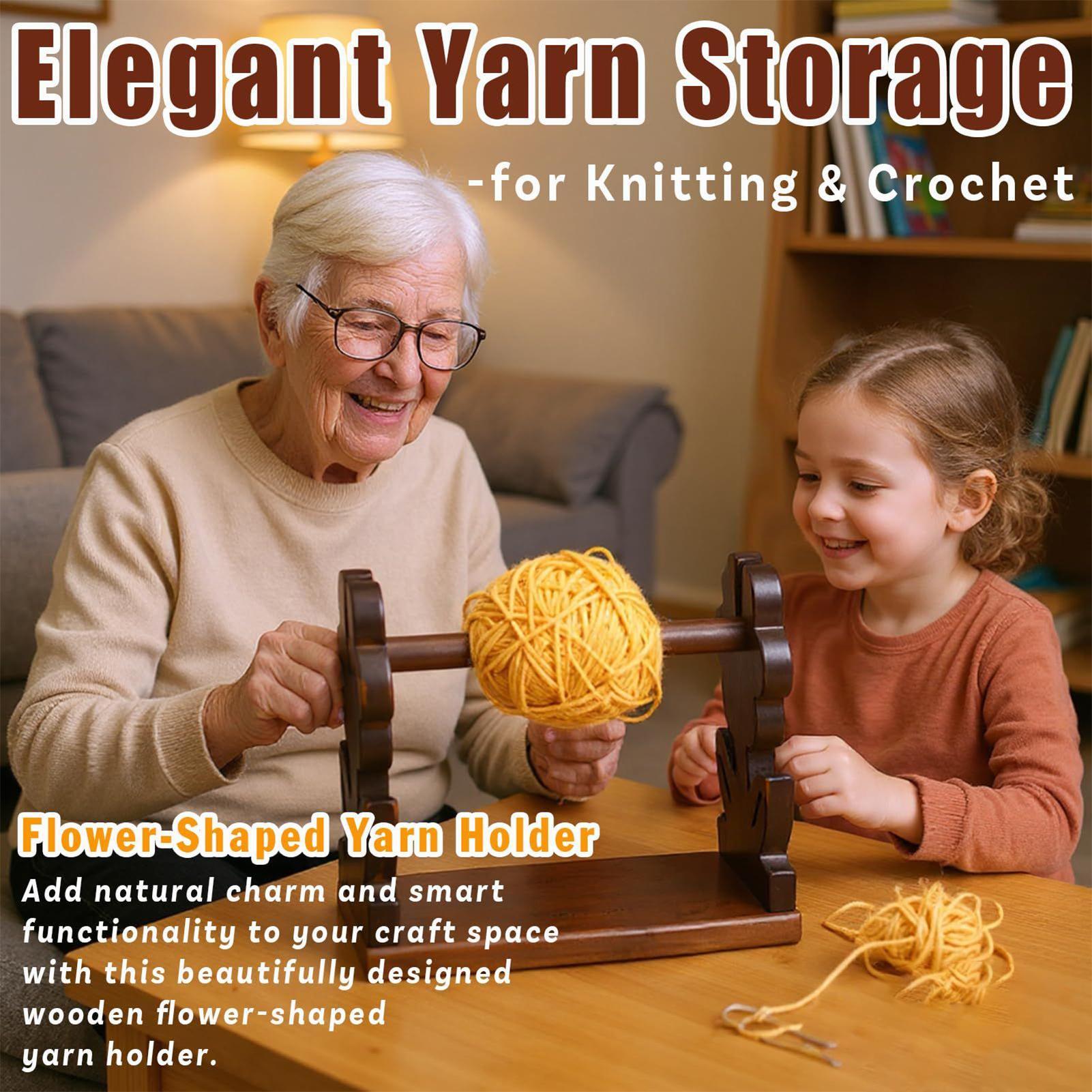 Yarn Holder Wooden Yarn Holder - Sewing Knit 评论和价格