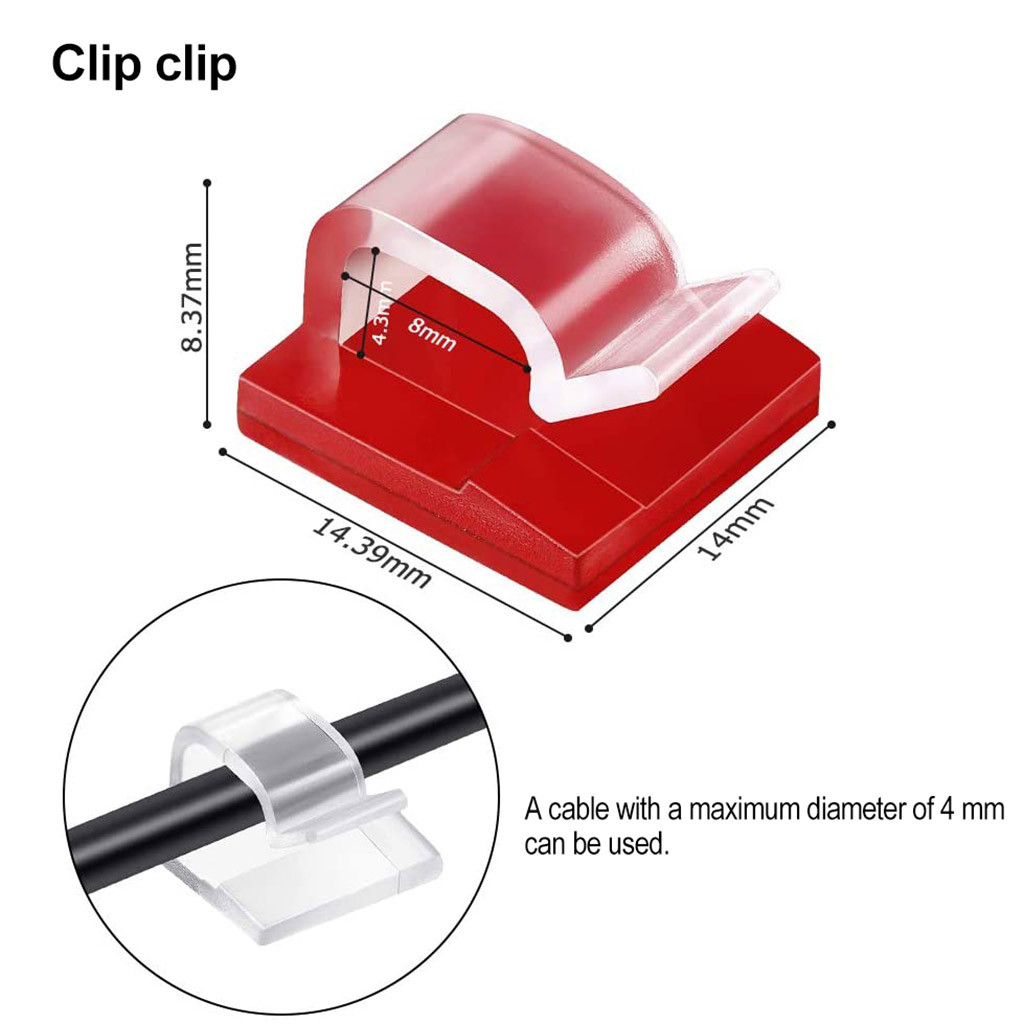 10-50 PCS Cable Organizer Clip - Bobbin Organizer Box 评论和价格