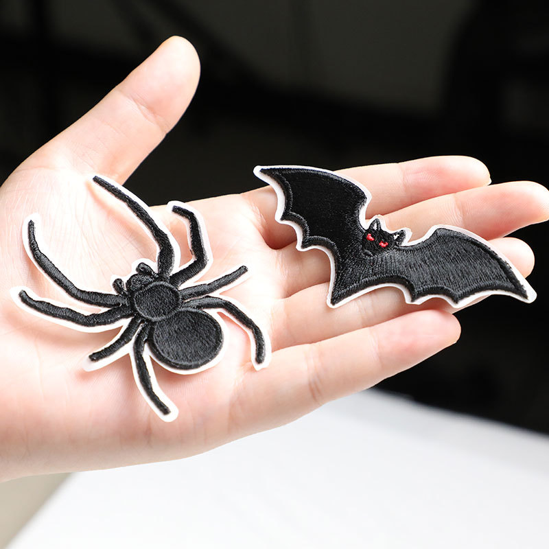 Spider Scorpion Bat Black Anim - Velcro Sew On 评论和价格