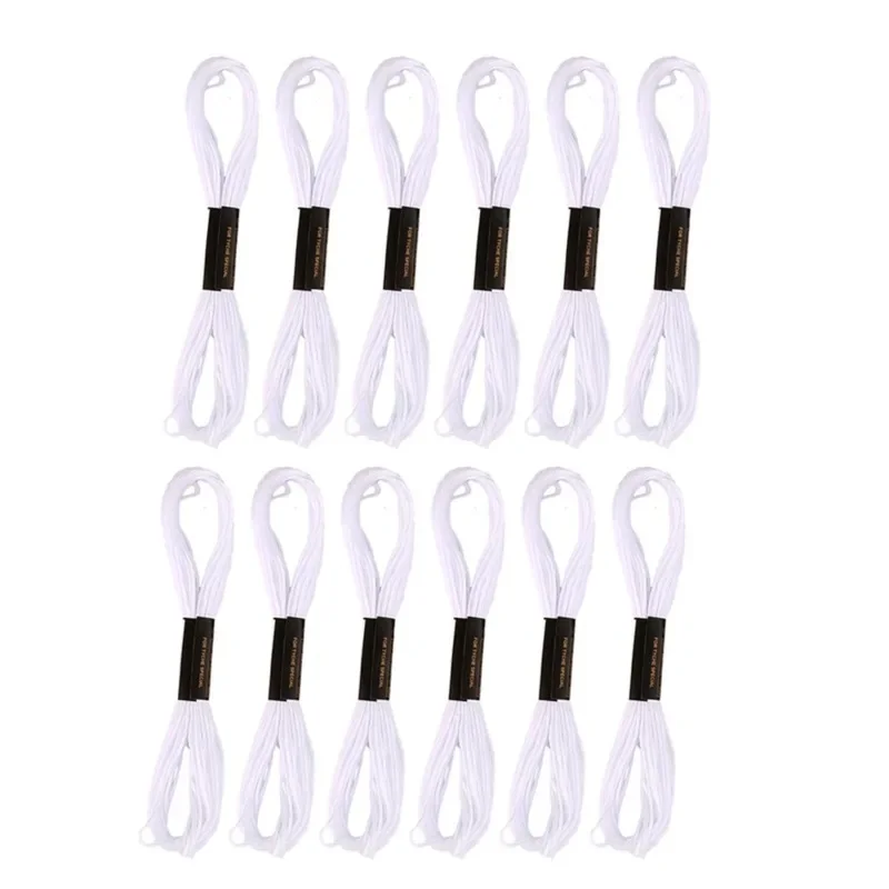 24PCS Black White Cross Stitch - Embroidery Floss Thread 评论和价格