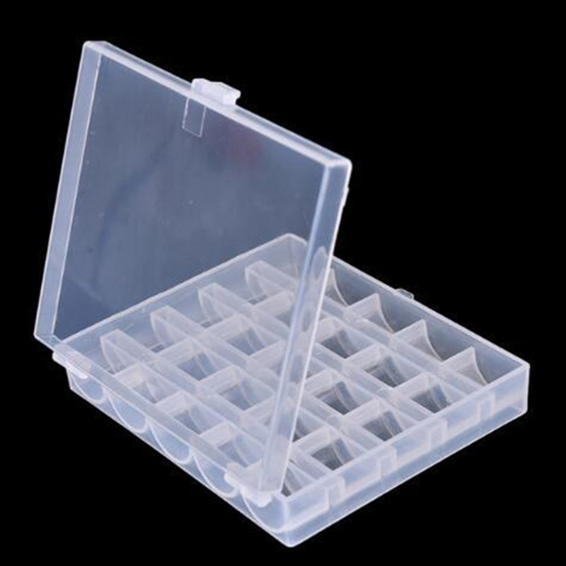 1PC 25 Slots Plastic Bobbin St - Bobbin Organizer Box 评论和价格