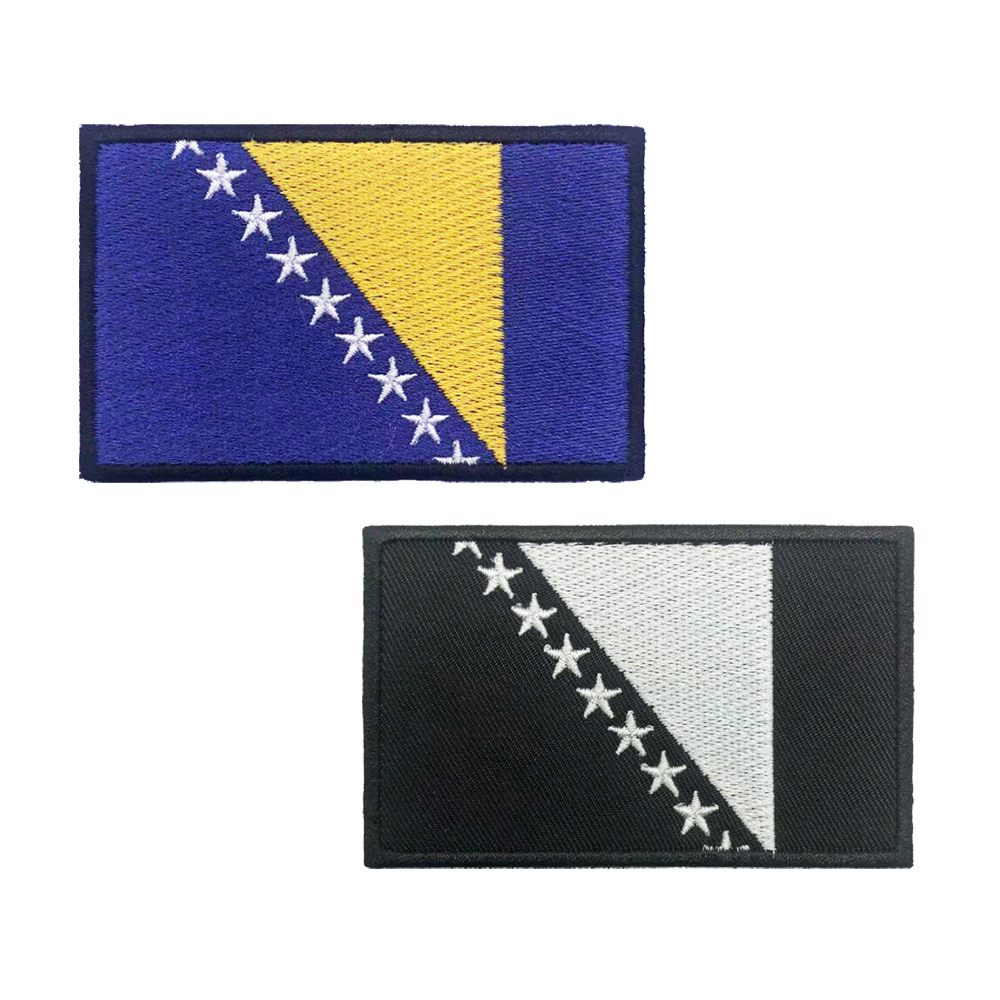 1PC Flag of Bosnia and Herzego - Velcro Sew On 评论和价格