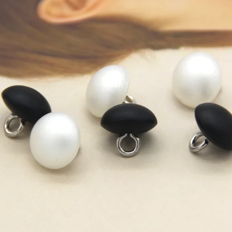 20pcs Black Matte Oval Plastic - Button Hole Cutter 评论和价格