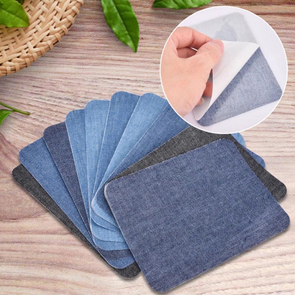 20Pcs Denim Cut Piece Iron On  - Velcro Sew On 评论和价格