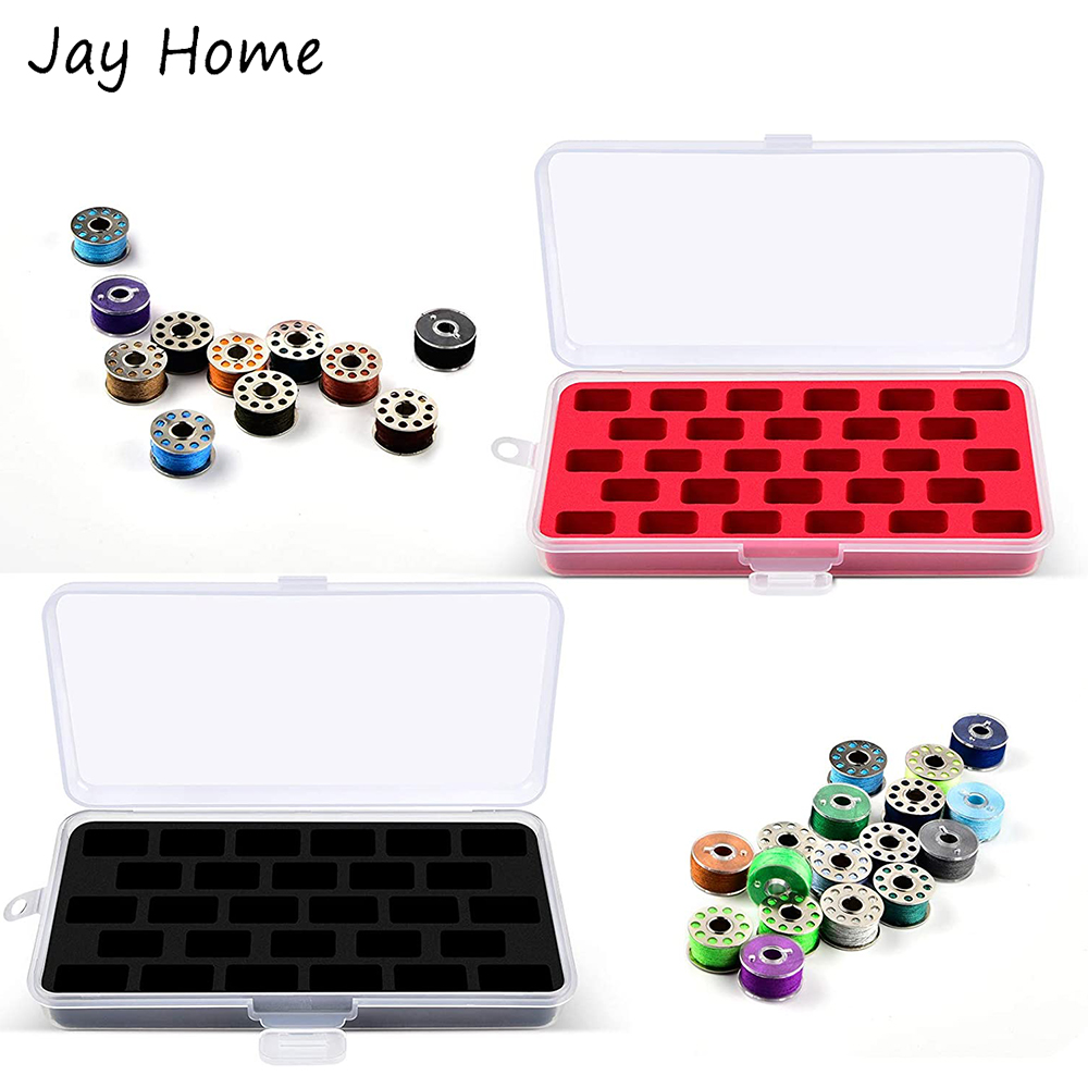 28 Grids Sewing Bobbins Holder - Bobbin Organizer Box 评论和价格