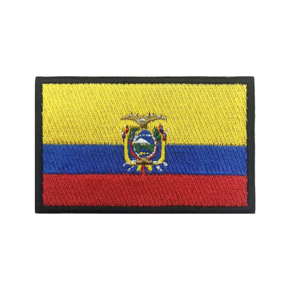 1PC Ecuadorian flag Ecuador Pa - Velcro Sew On 评论和价格